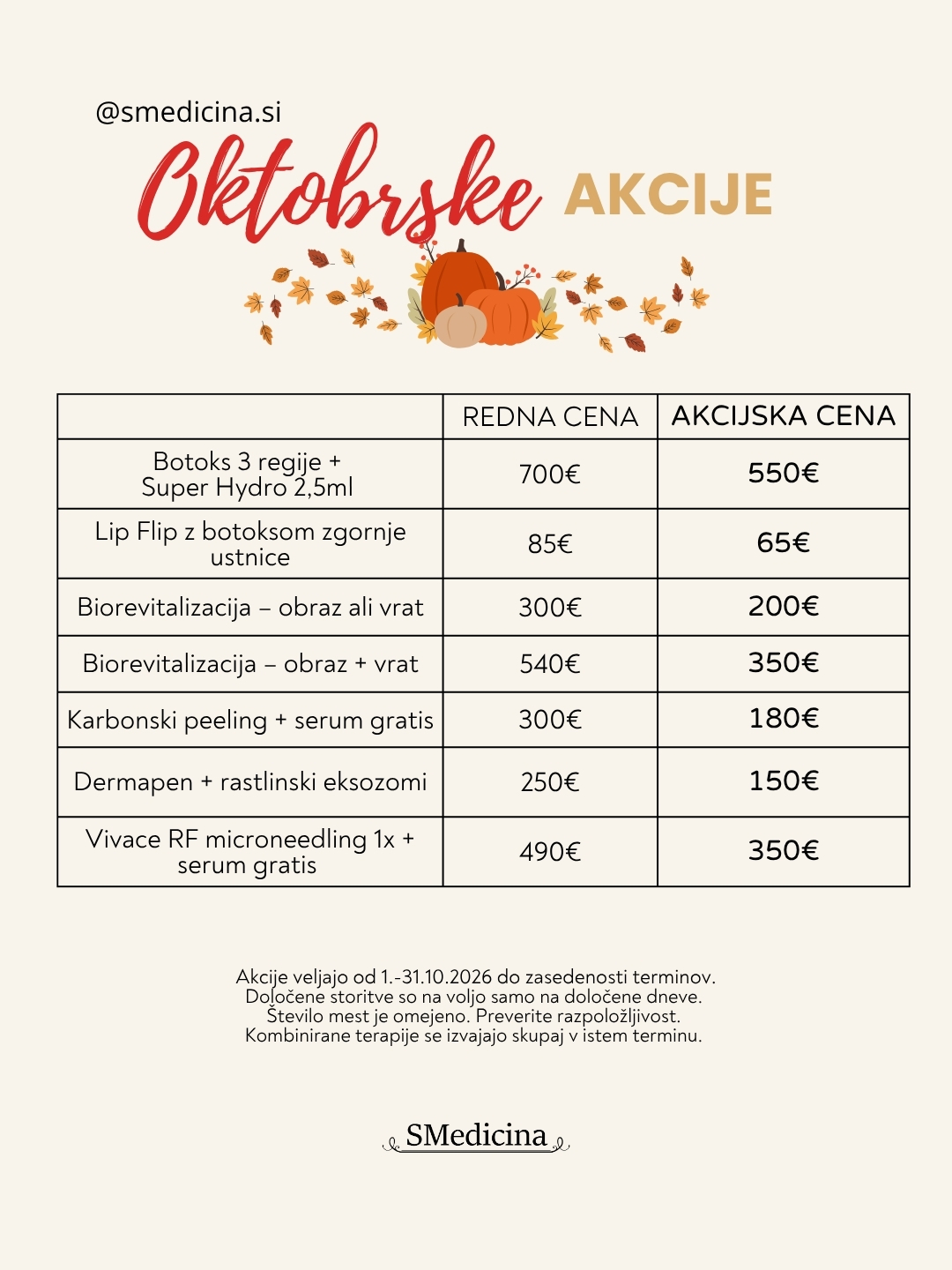 Oktobrske akcije v SMedicini